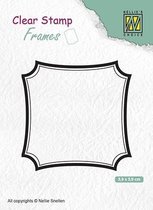 csfr001 Clearstamp Frames Nellie Snellen stempel vierkant
