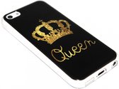 Queen hoesje siliconen Geschikt voor iPhone 5 / 5S / SE