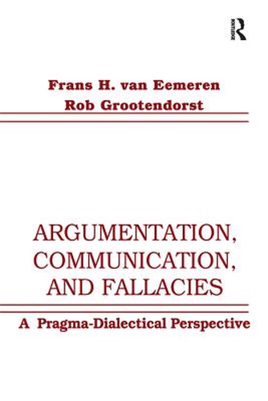Argumentation, Communication, and Fallacies - cover