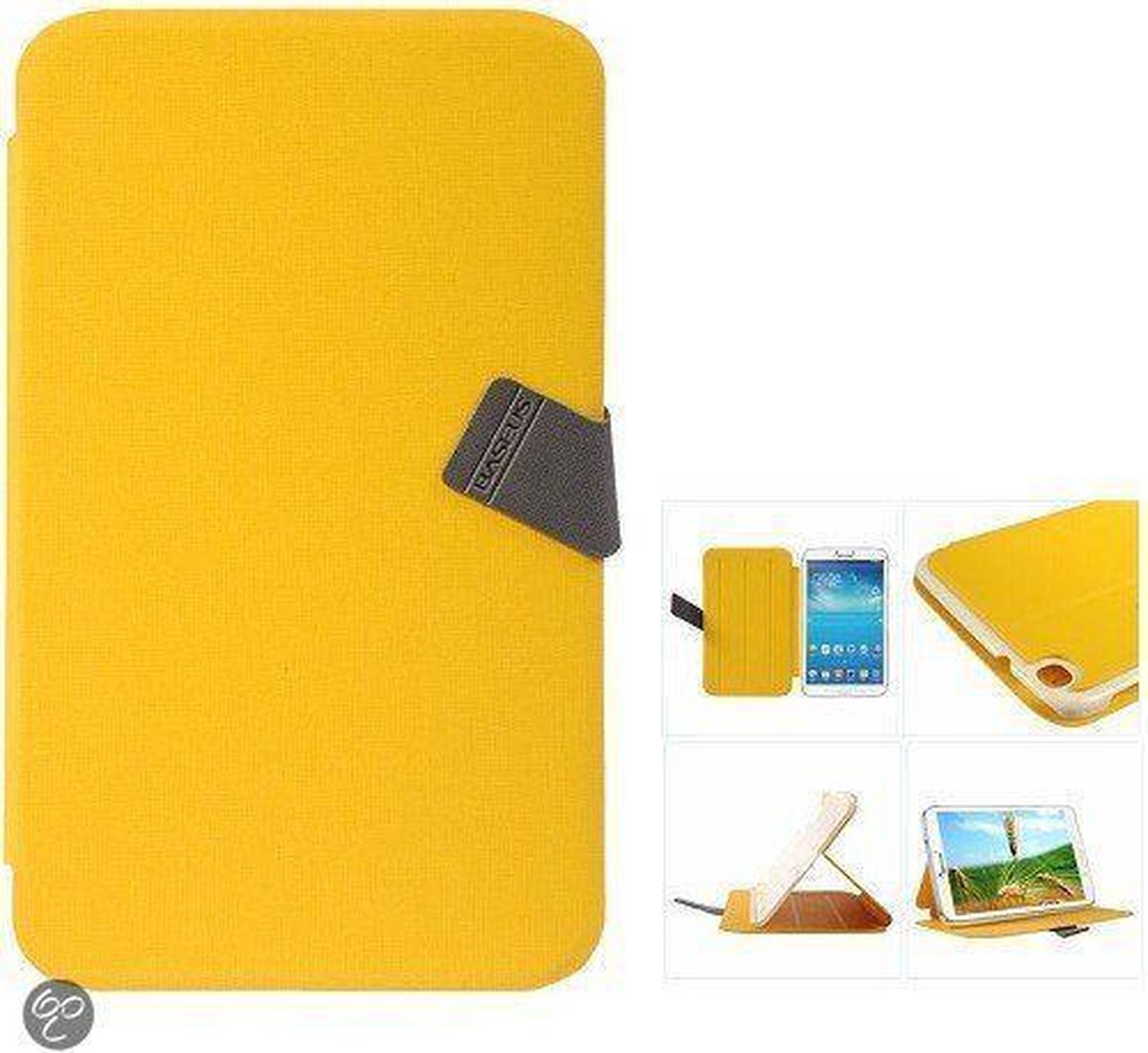 Baseus Faith Leather Case Cover Hoesje Galaxy Tab 3 8.0 T311 T310 geel
