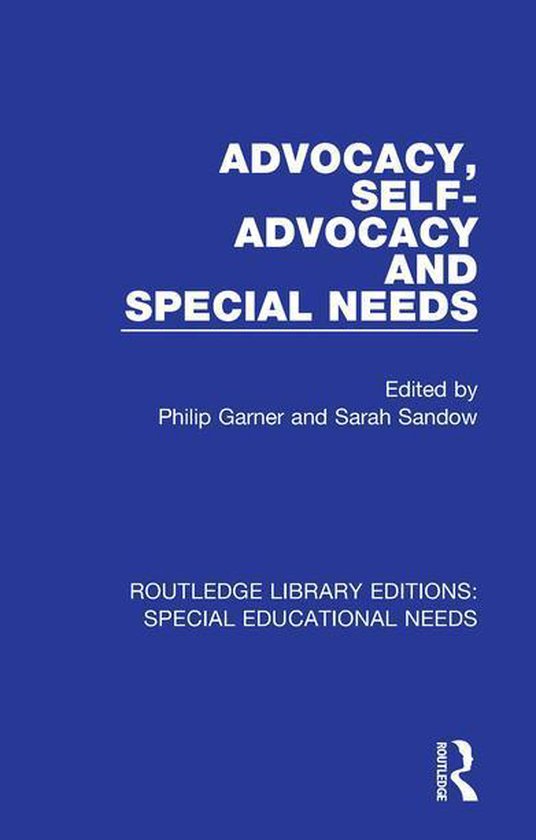 Routledge Library Editions: Special Educational Needs - Advo ... - cover