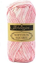 Scheepjes Softfun Aquarel Bodyscape 807. PAK MET 9 BOLLEN a 50 GRAM. KL.NUM. 16318.