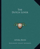 Boekomslag met de titel "The Dutch Lover" in gouden letters en een schildembleem.