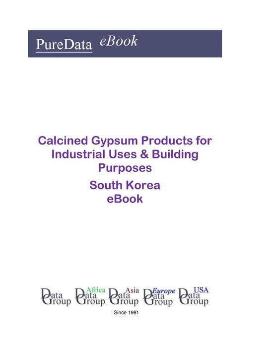 PureData eBook - Calcined Gypsum Products for Industrial Use ... - cover