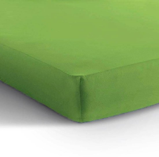 Hoeslaken Katoen Groen 160x200cm + 30cm hoekhoogte | bol.com