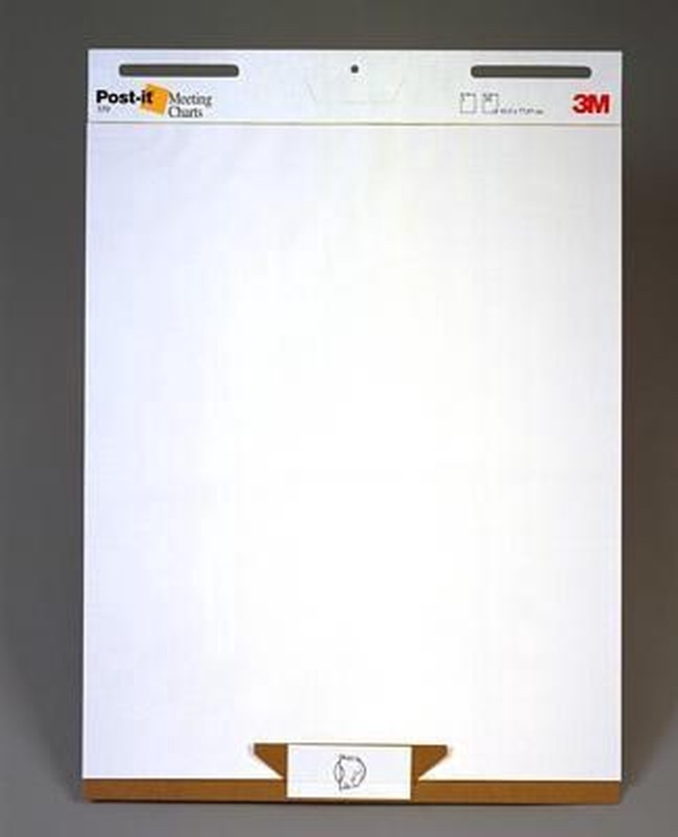 Post-it® Super Sticky zelfklevende flipovervel Effen Wit Voordeelpak 4 x 559 (pak | bol.com