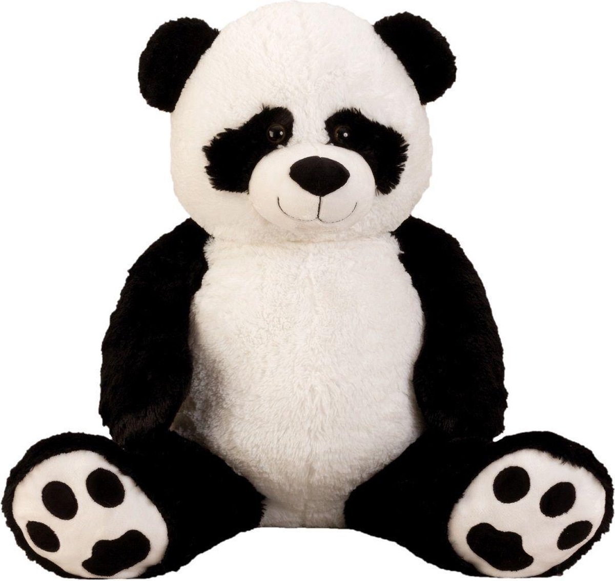 Pluche Knuffel Panda beer (extra) groot XXL 100cm - met kraalogen | bol.com