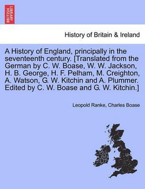 Foto: A history of england principally in the seventeenth century translated from the german by c w boase w w jackson h b george h f pelham m creighton a watson g w kitchin and a plummer edited by c w boase and g w kitchin 