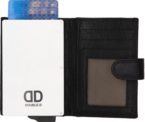 Double-D Porte-cartes de crédit Jaipur - Noir