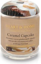 Heart & Home geurkaars in pot - Caramel Cupcake (L)