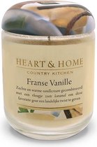 Heart & Home geurkaars in pot - Franse Vanille (L)