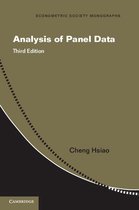 Econometric Society Monographs 54 - Analysis of Panel Data