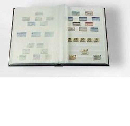 Afbeelding van het spel Postzegelinsteekalbum met 64 witte bladzijden - Basic W 64 rood