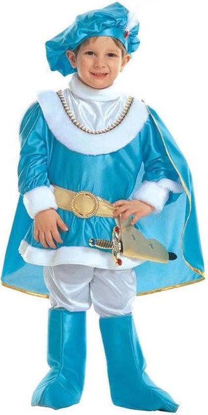 Beoefend vermogen Pelmel Blauw en goudkleurig prins kostuum voor kinderen - Verkleedkleding | bol.com