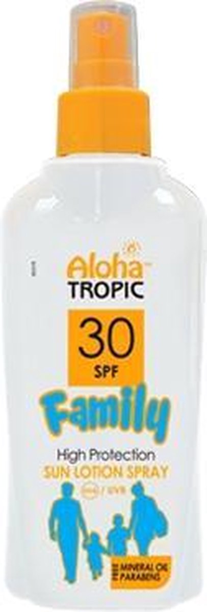 Aloha Tropic Zon Lotion *Familie* SPF30 Hoge Bescherming 200ml