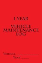 1 Year Vehicle Maintenance Log