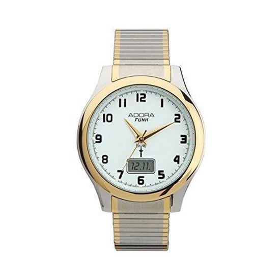 bol.com | controlled heren horloge van Adora goudkleurig en ziverkleurig-AF7102