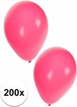 Roze ballonnen 200 stuks