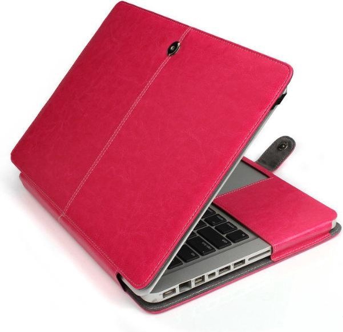 Laptophoes Voor MacBook Pro zonder retina 13 inch 2011 / 2012 - Laptoptas - met sluiting - Pink