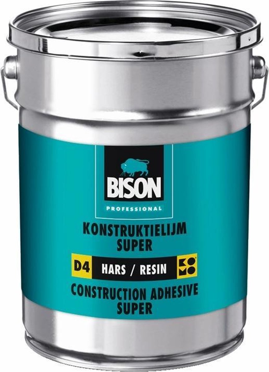 Overeenkomend Verst referentie Bison Constructielijm komo D4 2 componenten watervast 5kg | bol.com