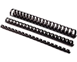 Épines Fellowes 8 mm noires, 100 pièces