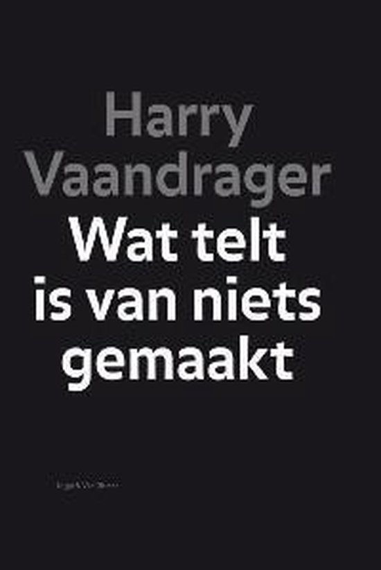 Cover van het boek 'Wat telt is van niets gemaakt'