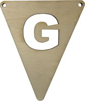 Houten Vlagletter G | 11,5 cm