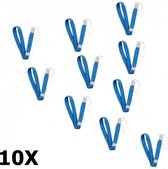 10 Stuk - Blauw Polsbandje voor Nintendo Wii PSP DS DSL Camera Cameratas
