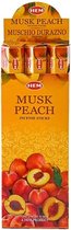 HEM Wierook - Musk Peach - Slof (6 pakjes/120 stokjes)