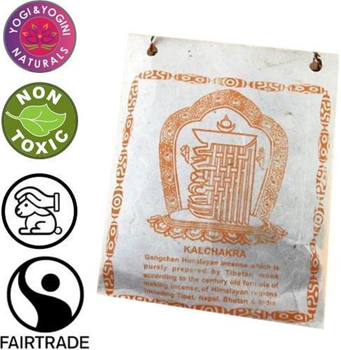 Phoenix Import Mani Bhadra Wierookpoeder Tibetaans Kalachakra Wit