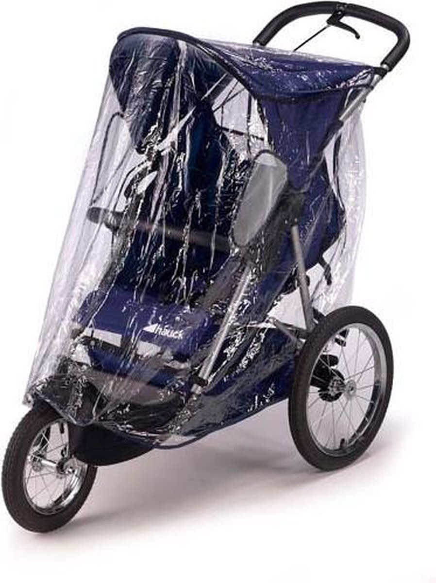 Reer - Universele Regenhoes XL - Transparant voor grote buggy en kinderwagen – foto 5