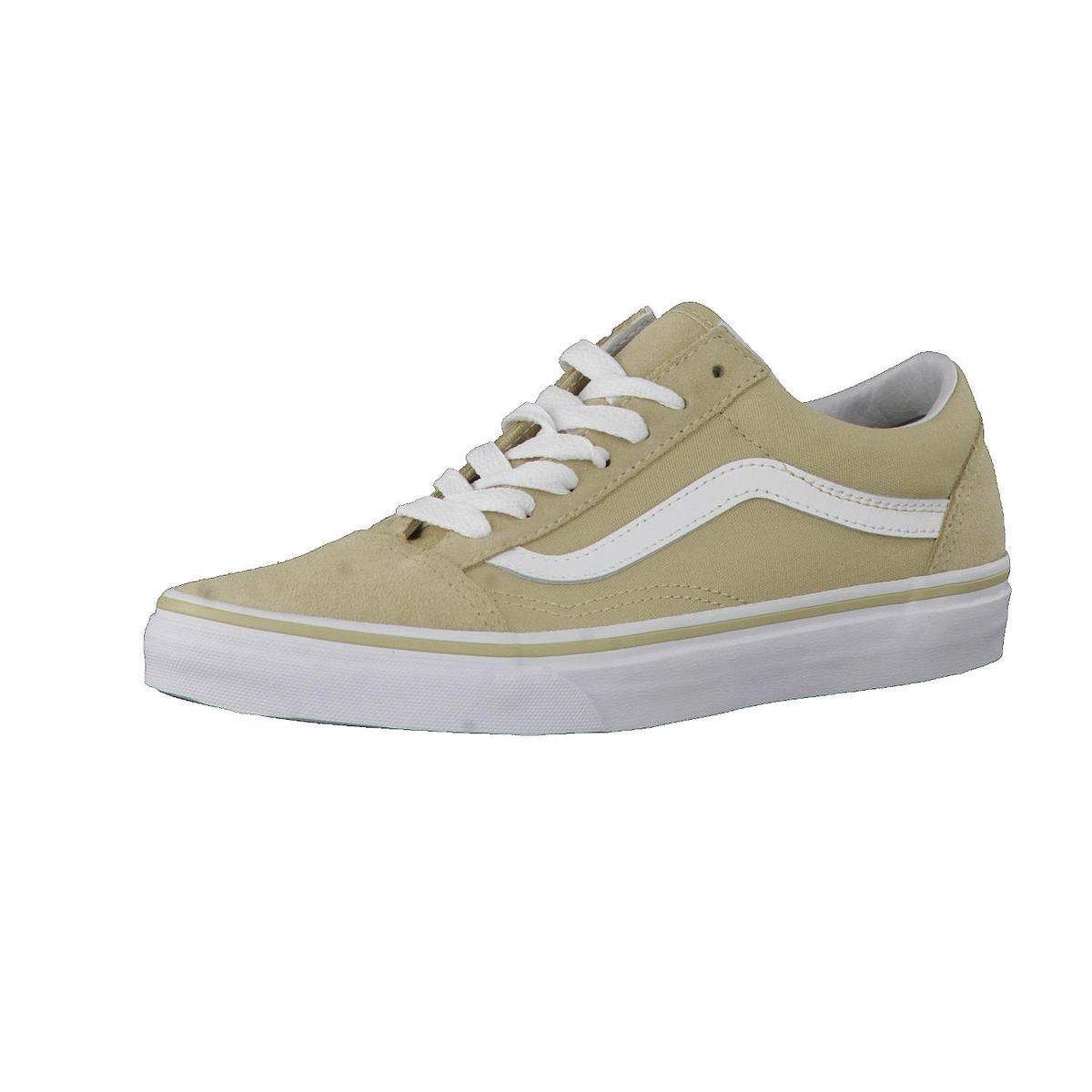 Vans Sneakers - Old Skool - Volwassenen - Pale Khaki / True White - Maat 38  | bol.com