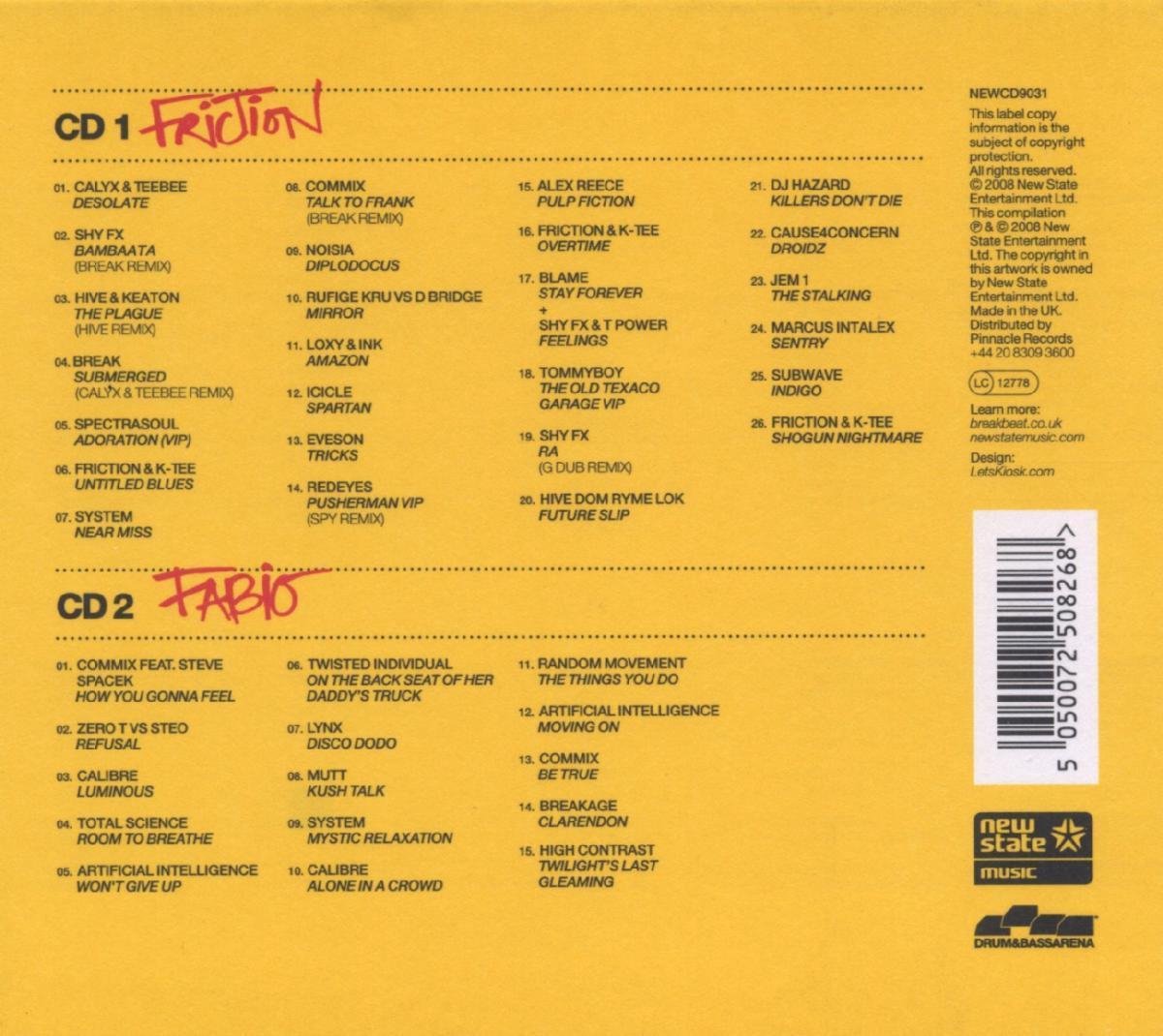 Drum & Bass Arena/Fric Friction & Fabio, Drum & Bass Arena Presents