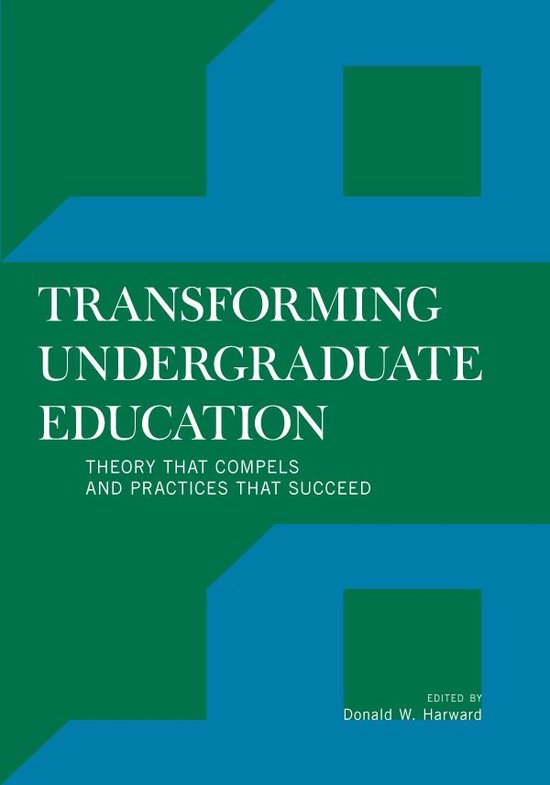 Transforming Undergraduate Education - cover