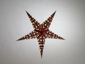 Europalms Kerstster - Papier - Rood - 40 cm - opvouwbaar - Kerstdecoratie