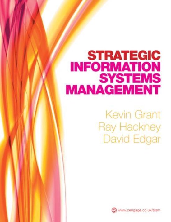 Strategic Information Systems Management - cover