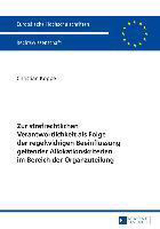 Zur strafrechtlichen Verantwortlichkeit als Folge der regelw ... - cover