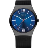 BERING 32039-447 - Horloge - Staal - Zwart - Ø 39 mm