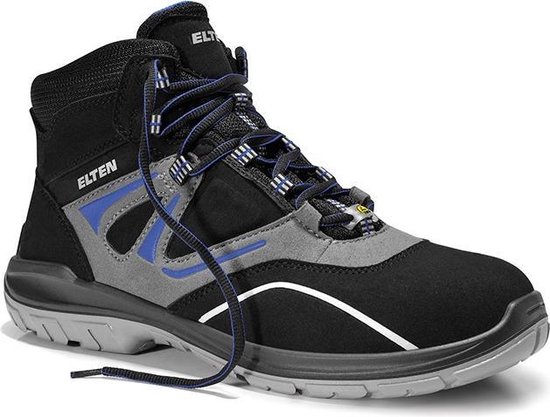 ELTEN ISAAK XXST BOA Chaussure de sécurité ESD S3S haute (noir/blanc ELTEN ISAAK XXST BOA Chaussure de sécurité ESD S3S haute (noir/blanc