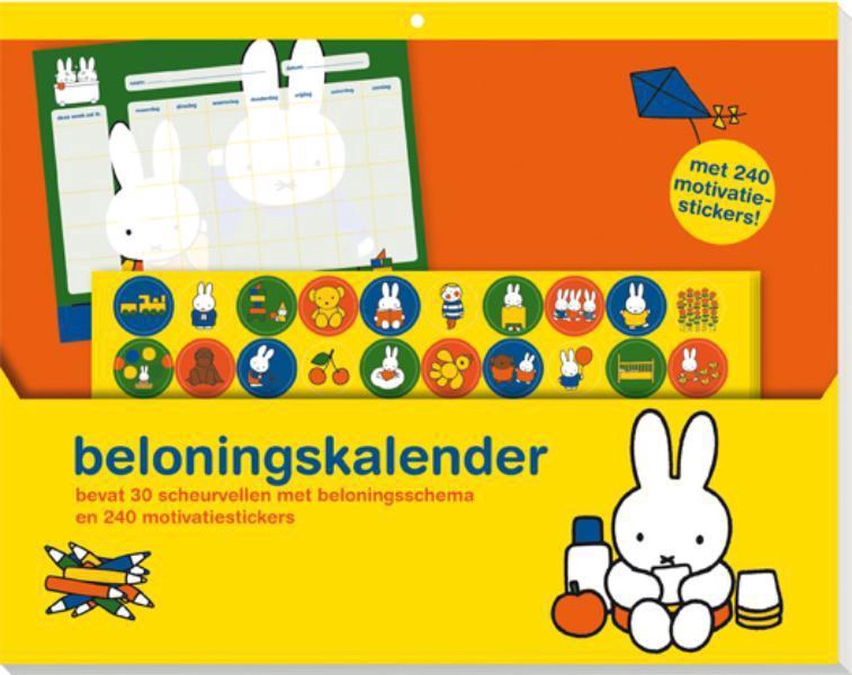 Beloningskalender - Nijntje - Met stickers - Comello
