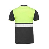 Santino Hivis t-shirt Hannover - 120149 - graphite / fluor geel - maat 5XL