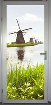 Deurposter 'Kinderdijk' - deursticker 75x195 cm