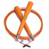 #DoYourFitness - Speed Rope - »Rapido« - Springtouw met stalen kabel - 300 cm - oranje