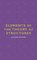 Elements of the Theory of Structures