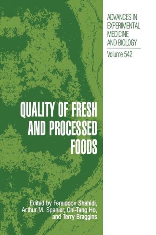 Quality of Fresh and Processed Foods - cover