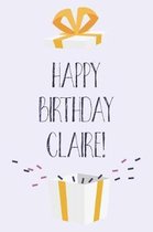 Happy Birthday Claire