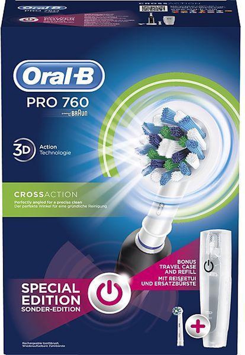 Oral-B PRO Roterende-oscillerende tandenborstel Zwart | bol.com