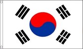 Zuid-Koreaanse vlag | vlaggen Zuid-Korea 90x150 Best Value