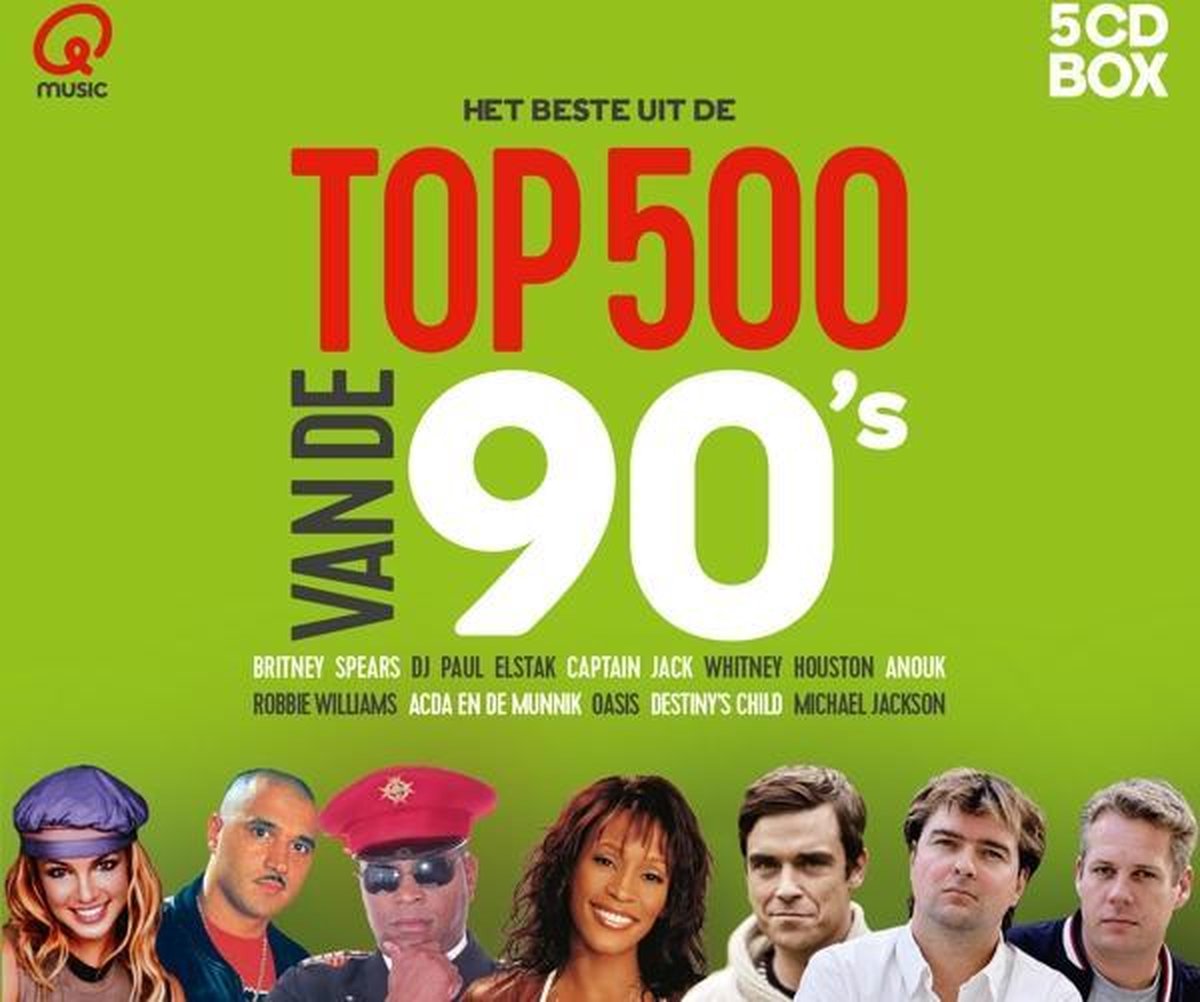 Qmusic Top 500 Van De 90's (20, Qmusic (NL) CD (album) Muziek Qmusic Top 500 Van De 90's (20, Qmusic (NL) CD (album) Muziek