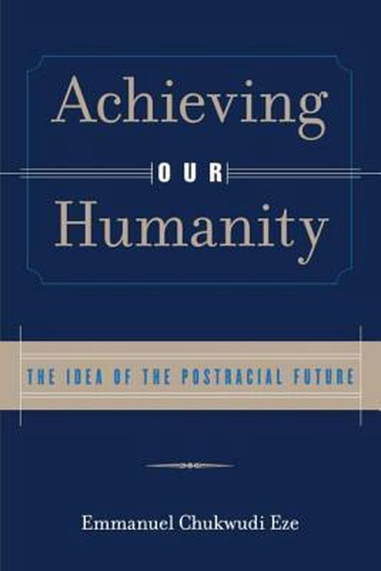 Achieving Our Humanity - cover